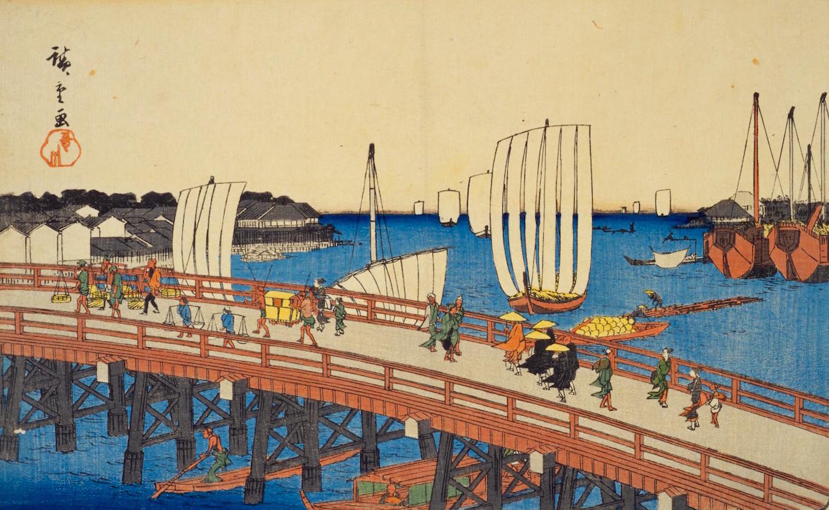 広重・英泉の浮世絵に見る 永代橋 | 東京とりっぷ
