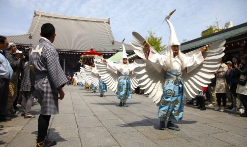 浅草寺『白鷺の舞』奉納