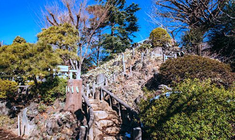 千駄ヶ谷富士（鳩森八幡神社）