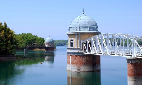 村山貯水池（多摩湖）・第一取水塔