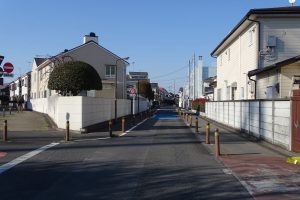 立川基地引込線跡（中神引込線跡）