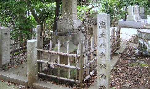 上野英三郎の墓・忠犬ハチ公の碑