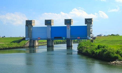 岩淵水門（青水門）