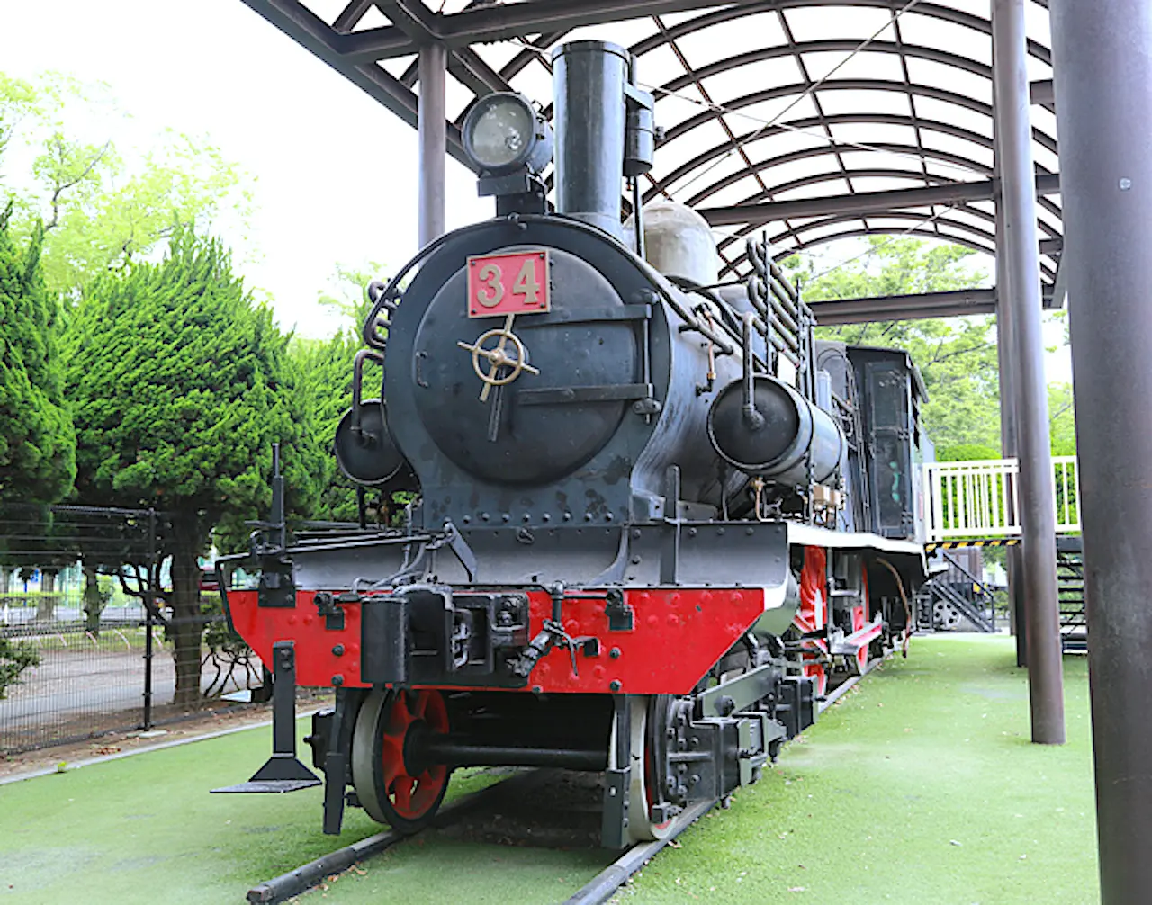 萩中公園・東武鉄道34号蒸気機関車 | 東京とりっぷ