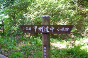 甲州街道・小仏峠越え