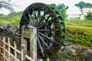 野川の水車