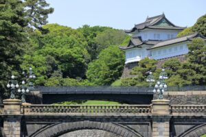 皇居正門石橋（眼鏡橋）・二重橋（皇居正門鉄橋）