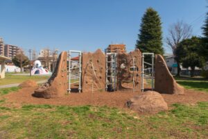 新西新井公園・タコの滑り台