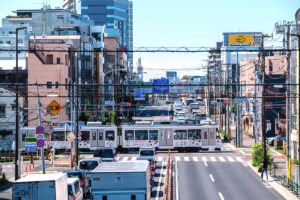 幸福の招き猫電車