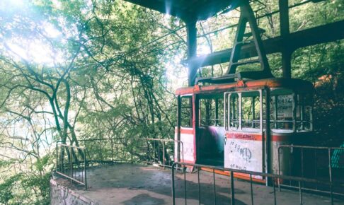 奥多摩湖ロープウェイ三頭山口駅跡