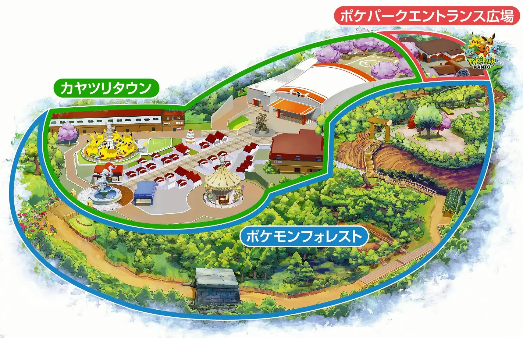 ポケモン初の屋外常設施設「ポケパーク カントー」2026年2月5日開業