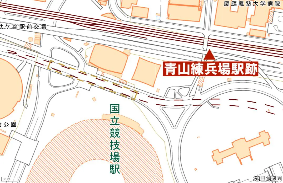 地図を旅する】 国立競技場横に「青山練兵場駅」跡が！ | 東京とりっぷ