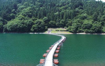 奥多摩湖 留浦の浮橋 東京とりっぷ