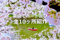 東京でボート遊び 全10ヶ所紹介